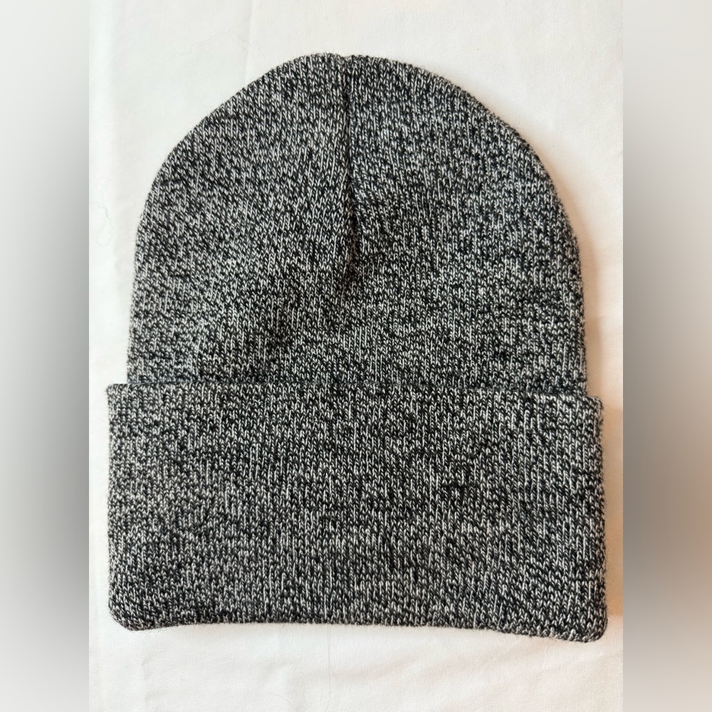 Carhartt Unisex Knit Cuffed Beanie Gray One Size Outdoor Hat workwear - Picture 2 of 2